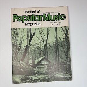 The Best Of‎ Popular Music Magazine Oct Nov 1975 Vol 3 #6 Piano Vocal Guitar Vtg